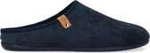 Manfield - Heren - Donkerblauwe pantoffels - Maat 42