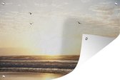 Muurdecoratie Foto van de Stille Oceaan - 180x120 cm - Tuinposter - Tuindoek - Buitenposter