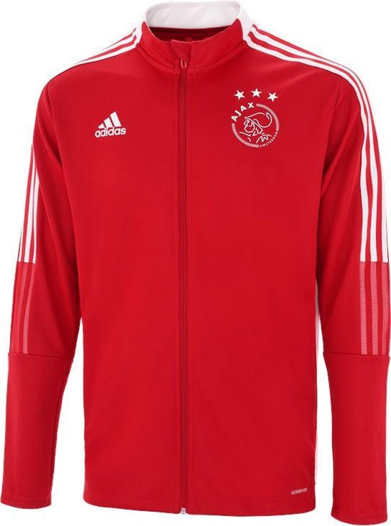 ik ben trots sigaret Resultaat adidas AFC Ajax trainingsjack 2021/2022 jongens rood/wit | bol.com