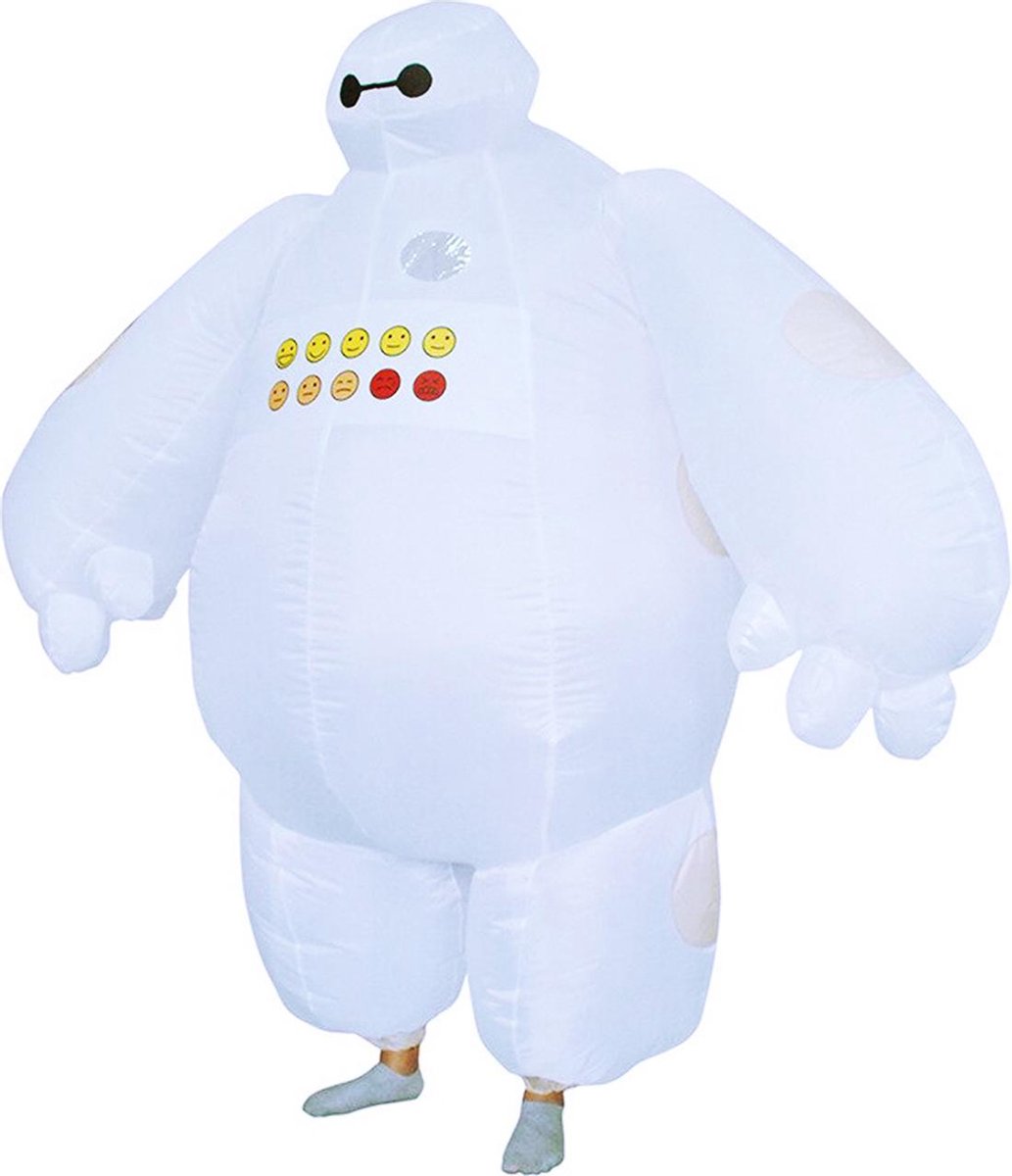Opblaasbaar baymax kostuum wit opblaaspak big hero 6 pak