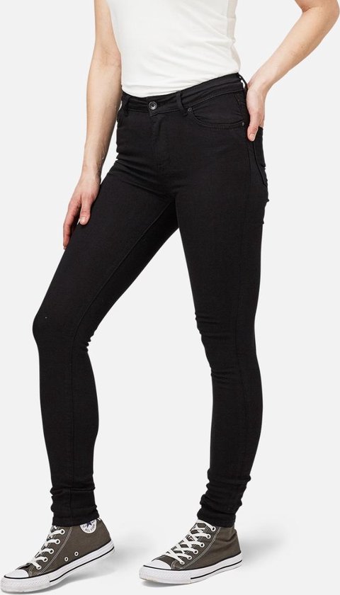 Silvercreek Celsi Super Skinny Jeans Vrouwen Denim Black | bol.com