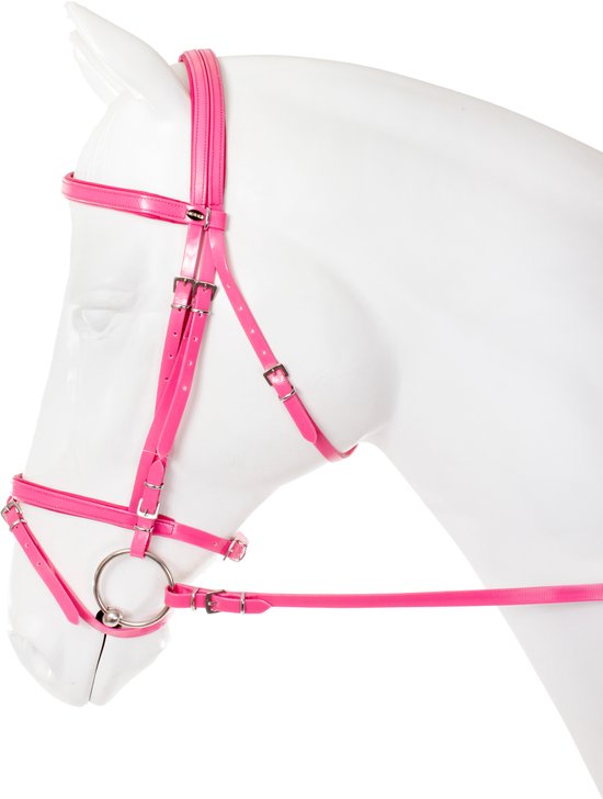 Horka Hoofdstel Pvc Flashy Wit - pony Horka Hoofdstel Pvc Flashy Wit - pony