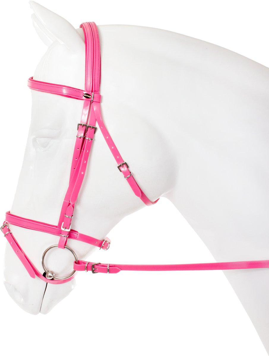 Horka Hoofdstel Pvc Flashy Wit - pony