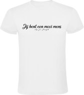 Jij bent een mooi mens als je slaapt Heren t-shirt | slapen | lui | lelijk | Wit