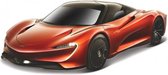 Bburago Mclaren SPEEDTAIL oranje/zwart modelauto schaalmodel 1:43