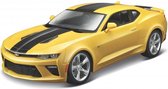 Maisto CHEVROLET CAMARO SS 2016 geel/zwart modelauto schaalmodel 1:18