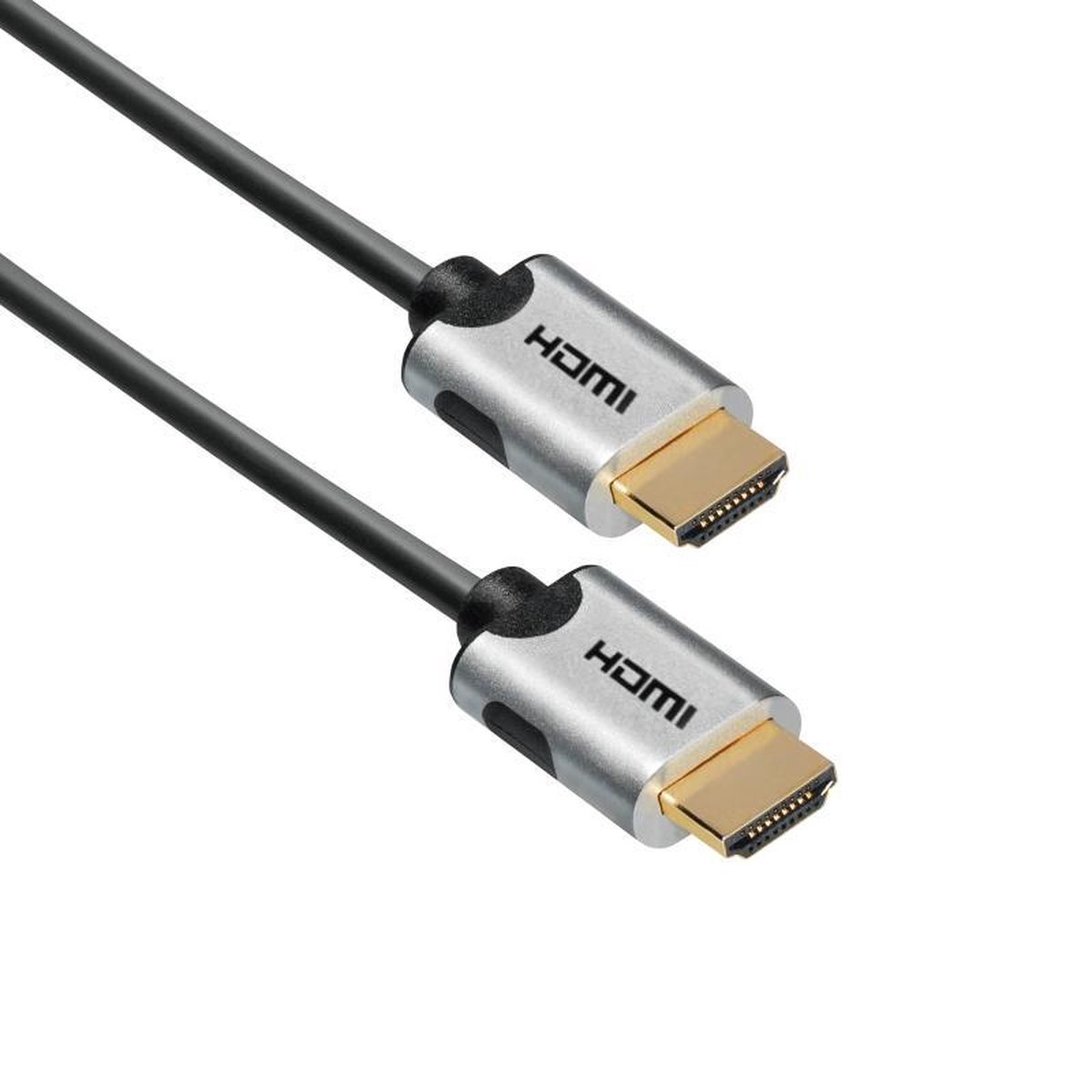 HDMI kabel versie 2.1 (8K 60Hz + HDR) metalen connectoren / zwart