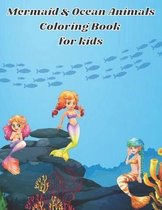 Mermaid & Ocean Animals Coloring Book for kids