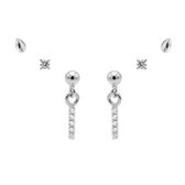 Karma Dames Earparty Zilver - Zilverkleurig