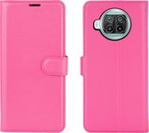 Xiaomi Mi 10T Lite Hoesje - Mobigear - Classic Serie - Kunstlederen Bookcase - Magenta - Hoesje Geschikt Voor Xiaomi Mi 10T Lite