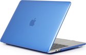 Apple MacBook Pro 16 (2019) Case - Mobigear - Glossy Serie - Hardcover - Blauw - Apple MacBook Pro 16 (2019) Cover
