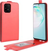 Samsung Galaxy S10 Lite Hoesje - Mobigear - Serie - Kunstlederen Flipcase - Rood - Hoesje Geschikt Voor Samsung Galaxy S10 Lite