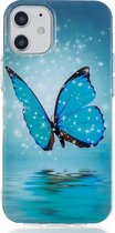 Apple iPhone 12 Mini Hoesje - Mobigear - Design Serie - TPU Backcover - Butterfly - Hoesje Geschikt Voor Apple iPhone 12 Mini