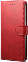 Huawei P40 Lite Hoesje - Mobigear - Wallet4 Serie - Kunstlederen Bookcase - Rood - Hoesje Geschikt Voor Huawei P40 Lite