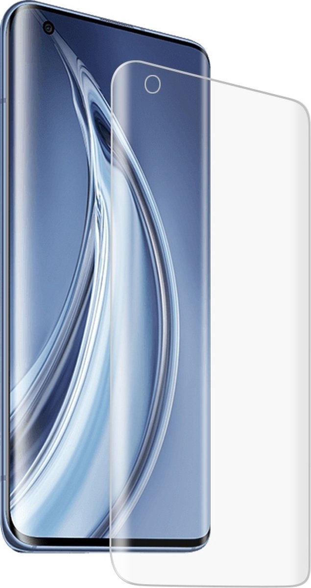 Mobigear Screenprotector geschikt voor Xiaomi Mi 10 Pro Glazen | Mobigear Curved Screenprotector