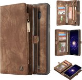 Samsung Galaxy S8 Hoesje - Caseme - Luxe Wallet Serie - Kunstlederen Bookcase / 2in1 Case - Bruin - Hoesje Geschikt Voor Samsung Galaxy S8