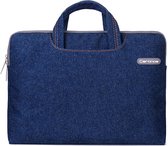Cartinoe Jeans Katoen Aktetas Universeel - Laptop 12 inch - Blauw