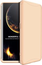 OPPO Find X Hoesje - Mobigear - 360 Serie - Hard Kunststof Backcover - Goud - Hoesje Geschikt Voor OPPO Find X