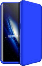 OPPO Find X Hoesje - Mobigear - 360 Serie - Hard Kunststof Backcover - Blauw - Hoesje Geschikt Voor OPPO Find X