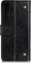 Huawei P30 Hoesje - Mobigear - Ranch Serie - Kunstlederen Bookcase - Zwart - Hoesje Geschikt Voor Huawei P30