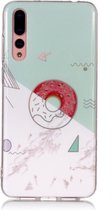 Mobigear Marmer TPU Backcover Hoesje - Geschikt voor Huawei P20 Pro - Donut