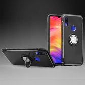 Mobigear Armor Ring Hardcase voor de Xiaomi Redmi 7 - Zwart