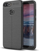 HONOR 10 Lite Hoesje - Mobigear - Luxury Serie - TPU Backcover - Zwart - Hoesje Geschikt Voor HONOR 10 Lite