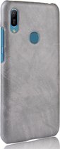 Huawei Y6s Hoesje - Mobigear - Excellent Serie - Hard Kunststof Backcover - Grijs - Hoesje Geschikt Voor Huawei Y6s