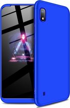 Samsung Galaxy A10 Hoesje - Mobigear - 360 Serie - Hard Kunststof Backcover - Blauw - Hoesje Geschikt Voor Samsung Galaxy A10