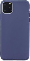 Apple iPhone 11 Pro Max Hoesje - Mobigear - Color Serie - TPU Backcover - Blauw - Hoesje Geschikt Voor Apple iPhone 11 Pro Max