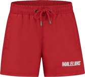 Malelions Junior Nium Swimshort - Red/White - 4 | 104