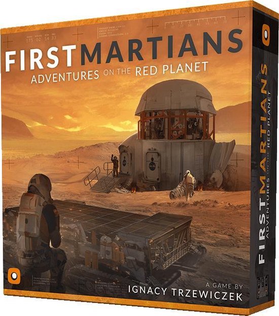 Boek: First Martians Board Game: Adventures On The Red Planet, geschreven door Portal Games