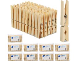 1000 x wasknijpers hout - houten knijpers - knutselen - ophangen van wasgoed
