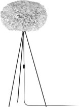 Umage Eos X-large vloerlamp light grey - met tripod zwart - Ø 75 cm