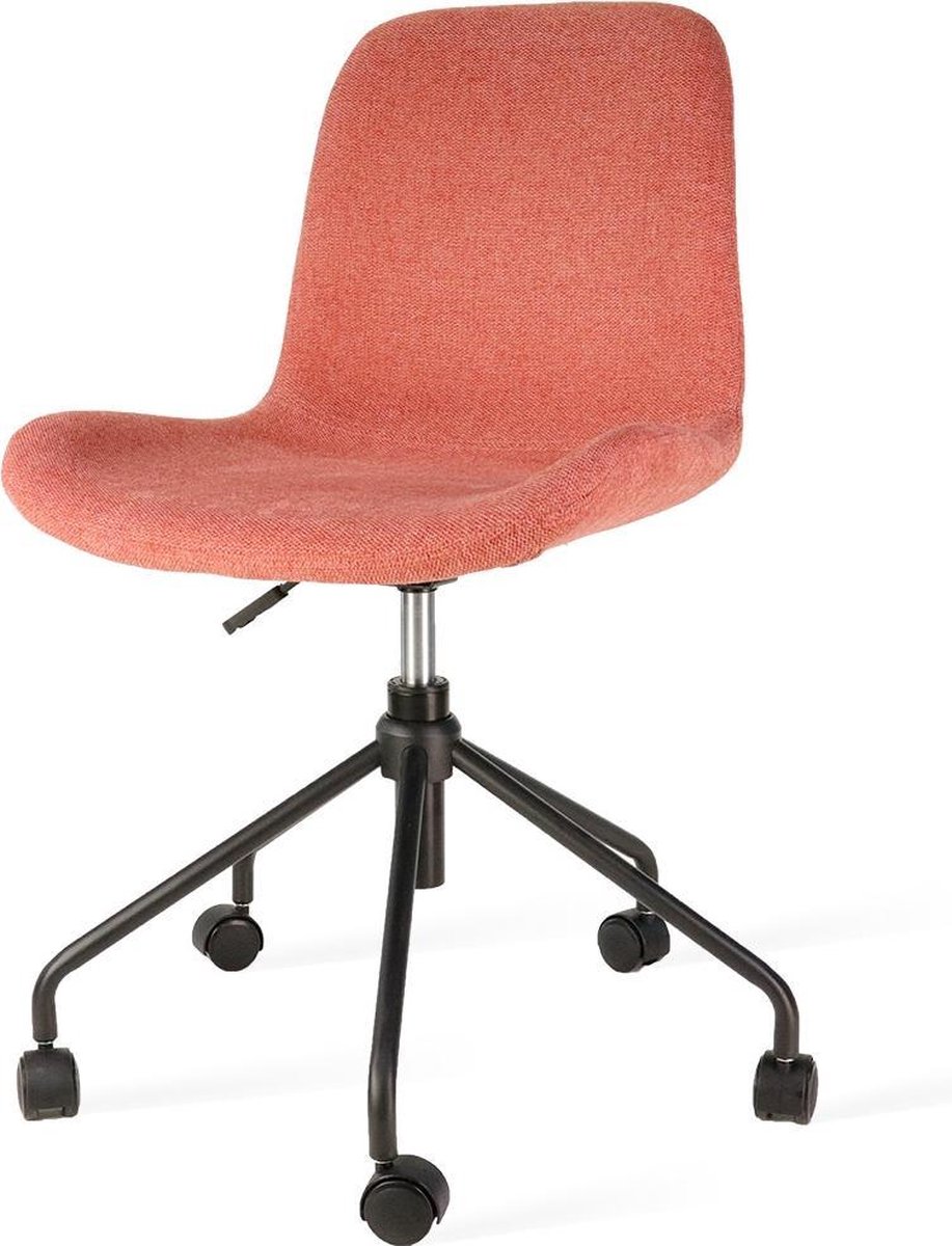 Nolon Nout bureaustoel zwart - Terracotta rode zitting