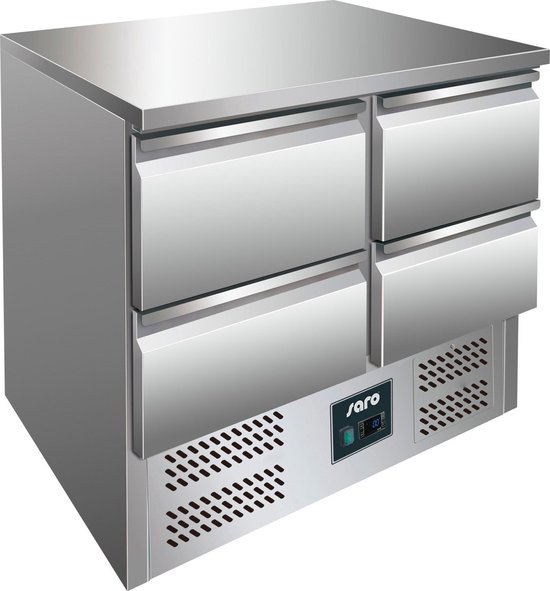 SARO Gekoelde werkbank model VIVIA S 901 S/S TOP 4 x 1/2