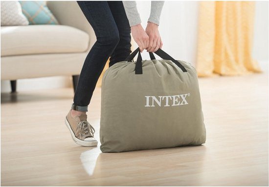 Intex 64414NP Comfort-Plush 2-Persoons Luchtbed 152x203x46 cm Grijs — afbeelding 3