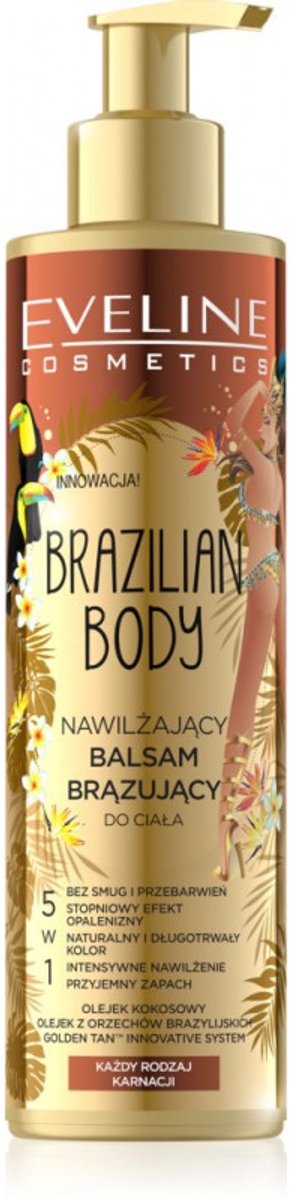 Eveline Cosmetics Brazilian Body Moisturizing And Bronzing Body Balm 200ml.