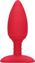 Heating Anal Butt Plug - Glow - Red