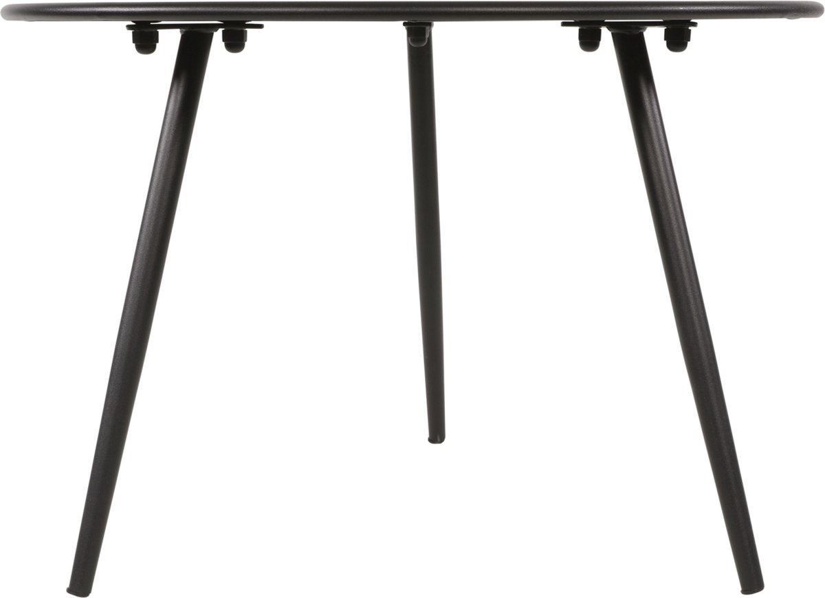 Lesli Living Table d'appoint Rafael 45x35 cm noir