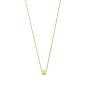 Isabel Bernard Le Carré Dames Ketting Goud - Goudkleurig (Letter W)