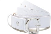 Guess Dames Riemen Corily Adjustable Pant Belt - Wit