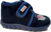 Fischer Markenschuh Pantoffel 0412 Blauw