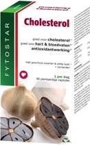 Fytostar Cholesterol –behoud van gezonde cholesterol waarden – innovatieve geurloze zwarte look extract – Clean label & geschikt voor veganisten - 90 capsules