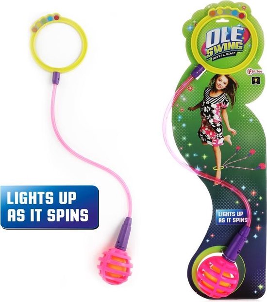 Toi Toys Ole Swing spel met licht in touw | bol.com