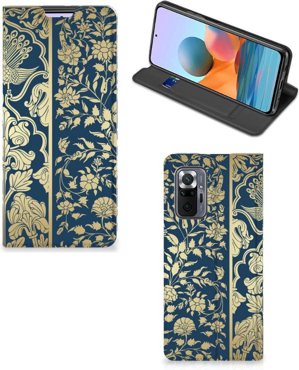 Xiaomi Redmi Note 10 Pro Smart Cover Beige Flowers