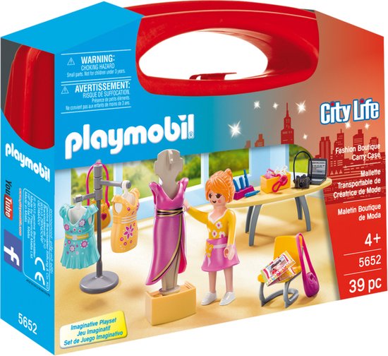 Foto: Playmobil city life fashion boutique carry case 5652