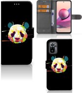 Telefoontas Xiaomi Redmi Note 10S | 10 4G | Poco M5s Hoesje ontwerpen Panda Color Sinterklaas Cadeautje