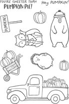 Pumpkin Patch Clear Stamps (JD079) (DISCONTINUED)
