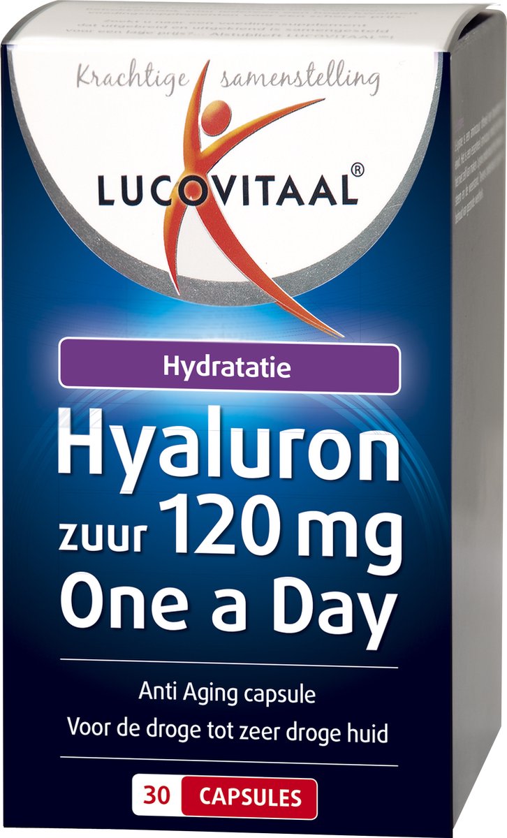 Goedkoopste Lucovitaal Hyaluronzuur 120 mg One a Day Voedingssupplement - 30 capsules